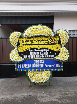 Papan Bunga Duka di Bojong Loa