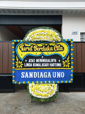 Papan Bunga Duka di Bojong Loa